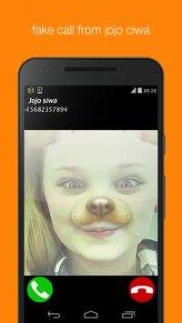 jojo siwa fake call prank screenshot 3