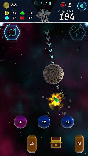 Space Blaster: 3DBrick Breaker screenshot 2