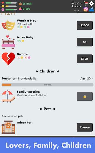 Life Simulator - Realistic Life Simulation Game 💰 screenshot 11