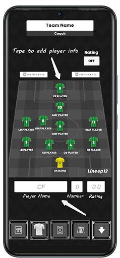 Lineup12 Build Football Lineup screenshot 2