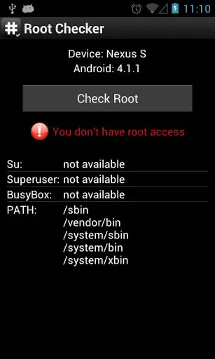 Root Checker screenshot 3