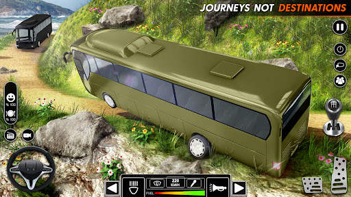 Offroad Bus Simulator Games 3D screenshot 1