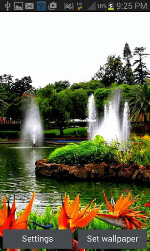 Park Fountains LWP screenshot 1