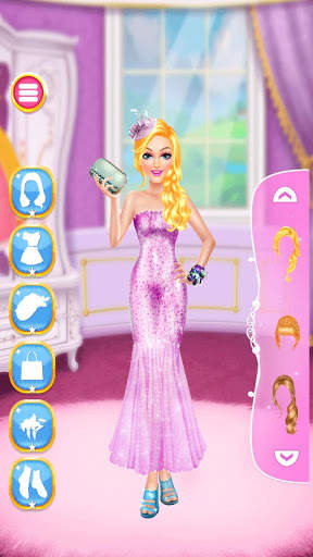 Prom salon makeup dressup screenshot 2