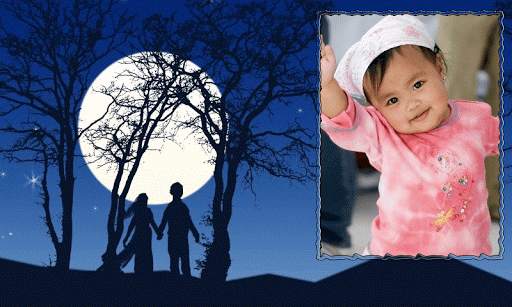 Night Moon Photo Frame New screenshot 2