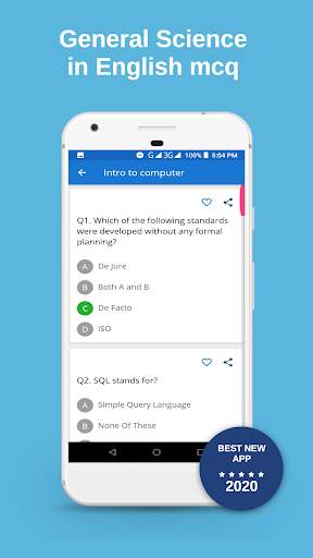 General Science Quiz in English mcq science screenshot 8