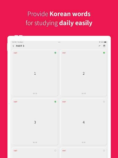 Korean vocabulary, TOPIK words screenshot 10