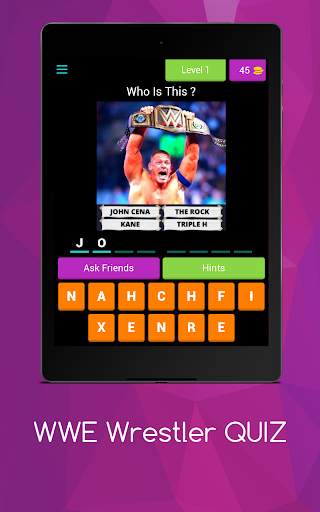 WWE QUIZ Game - Wrestler Quiz Game - 2021 screenshot 9