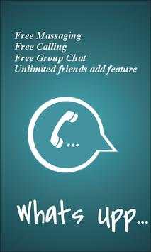 WhatsUpp - Free Texting & Calling for every one screenshot 1