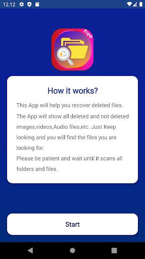Recover Deleted Files:Recover Images,Video & Audio screenshot 1