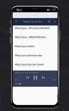Miley Cyrus Song Offline screenshot 1