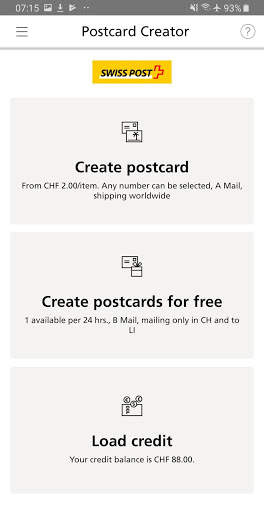 PostCard Creator screenshot 1