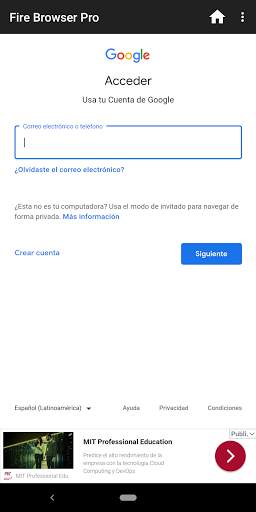 Fire Browser Pro screenshot 1