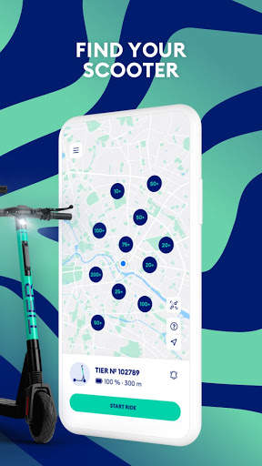 TIER electric scooter sharing screenshot 2