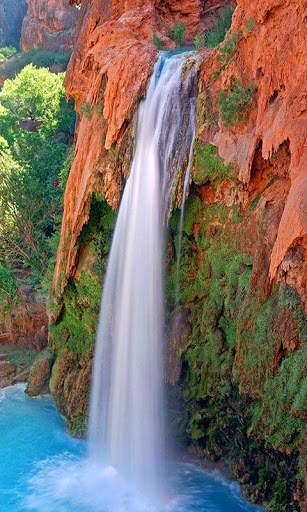 Waterfall Nature Wallpaper screenshot 3