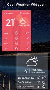 Clock Weather Widget screenshot 2
