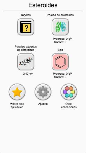 Esteroides - Las fórmulas químicas de hormonas screenshot 2