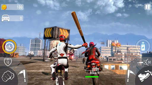 Biker Gang- New Bike Race Shooting Action Game 3D screenshot 5