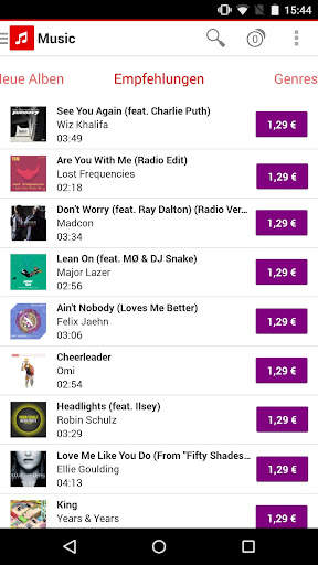 Vodafone Music Shop screenshot 4
