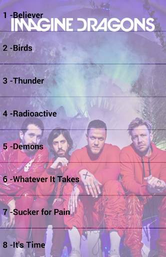 Imagine Dragons Songs Offline  50 Music screenshot 2