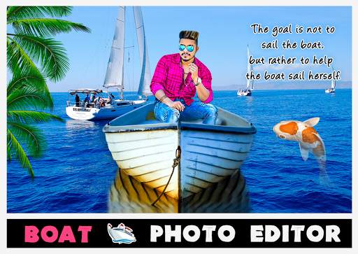Boat Photo Editor screenshot 1