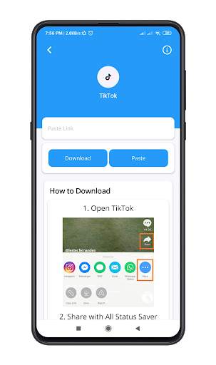All Status Saver - Video downloader for TikTok screenshot 1