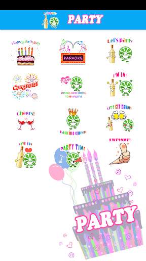 Party Sticker GIF Free screenshot 3