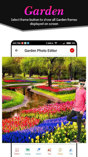 Garden Photo Editor - 2 تصوير الشاشة