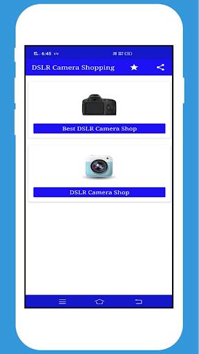 DSLR Camera Shopping App screenshot 2