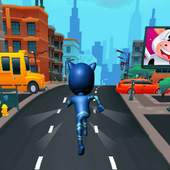 Pj Superhero Masks Runner Subway Bus Adventure 2