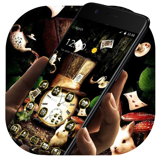 Fairy Tale Clock Bunny Theme icon