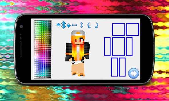 Skin editor for minecraft screenshot 2