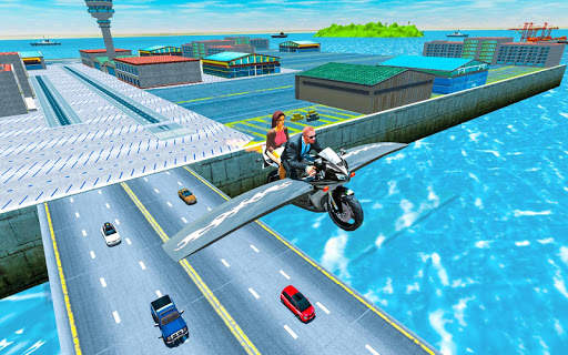 Flying Motorbike 3D Simulator screenshot 7