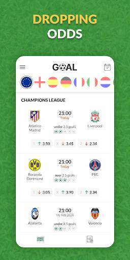 Tips & Skor Taruhan Sepak Bola - Goal Tips screenshot 2