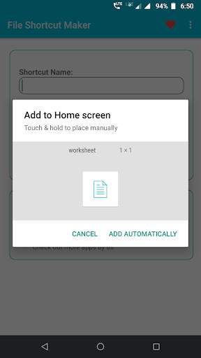 File Shortcut Maker - Create Shortcut for files screenshot 2