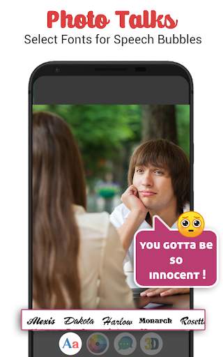 Photo Talks: Speech Bubbles Comic Creator скриншот 3