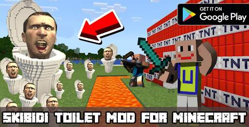 Skibidi Toilet 2 mod Minecraft screenshot 1