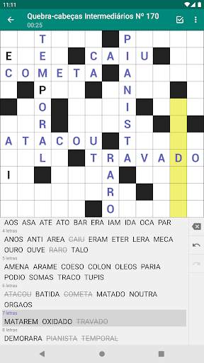 Palavras Cruzadas - "Fill-Ins" screenshot 10