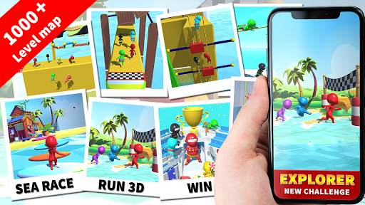 Sea Race 3D - Fun Sports Game Run 3D: Water Subway screenshot 8