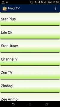 Hindi TV Channels स्क्रीनशॉट 1