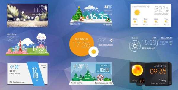 Clock Weather Cool Widget screenshot 3