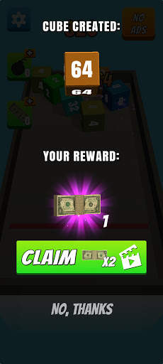 Merge Block: 2048 - 3D Merge Cube Game screenshot 3