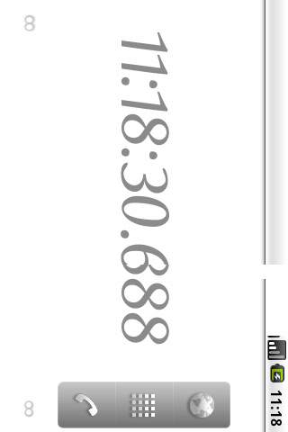 Clock Live Wallpaper (farofa) screenshot 3