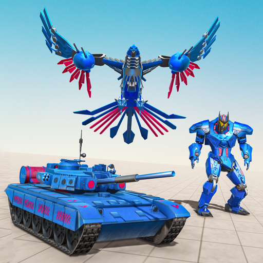ikon Tank Robot Game 2020 – Police Eagle Robot Car Game