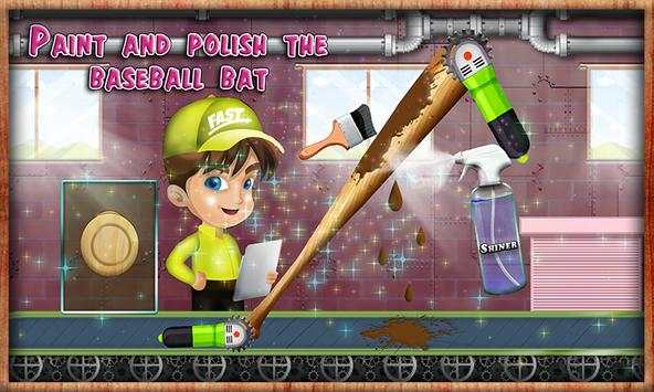 Cricket & Baseball Bat Factory – Maker Simulator screenshot 5