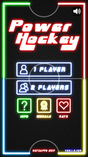 Power Hockey 1-2 Players screenshot 1