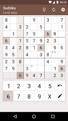 Sudoku screenshot 3