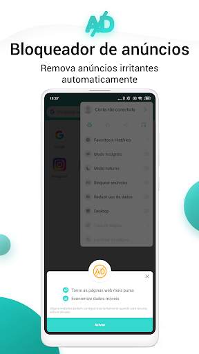 Navegador Mint - Rápido. Leve. Seguro. screenshot 3