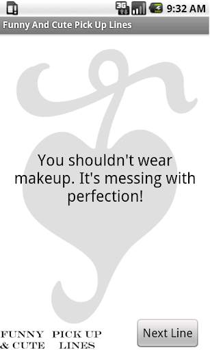 Funny&Cute Pick Up Lines Free screenshot 1