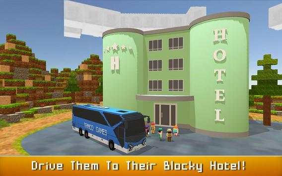 Blocky Bus SIM: Tourist Drive screenshot 5